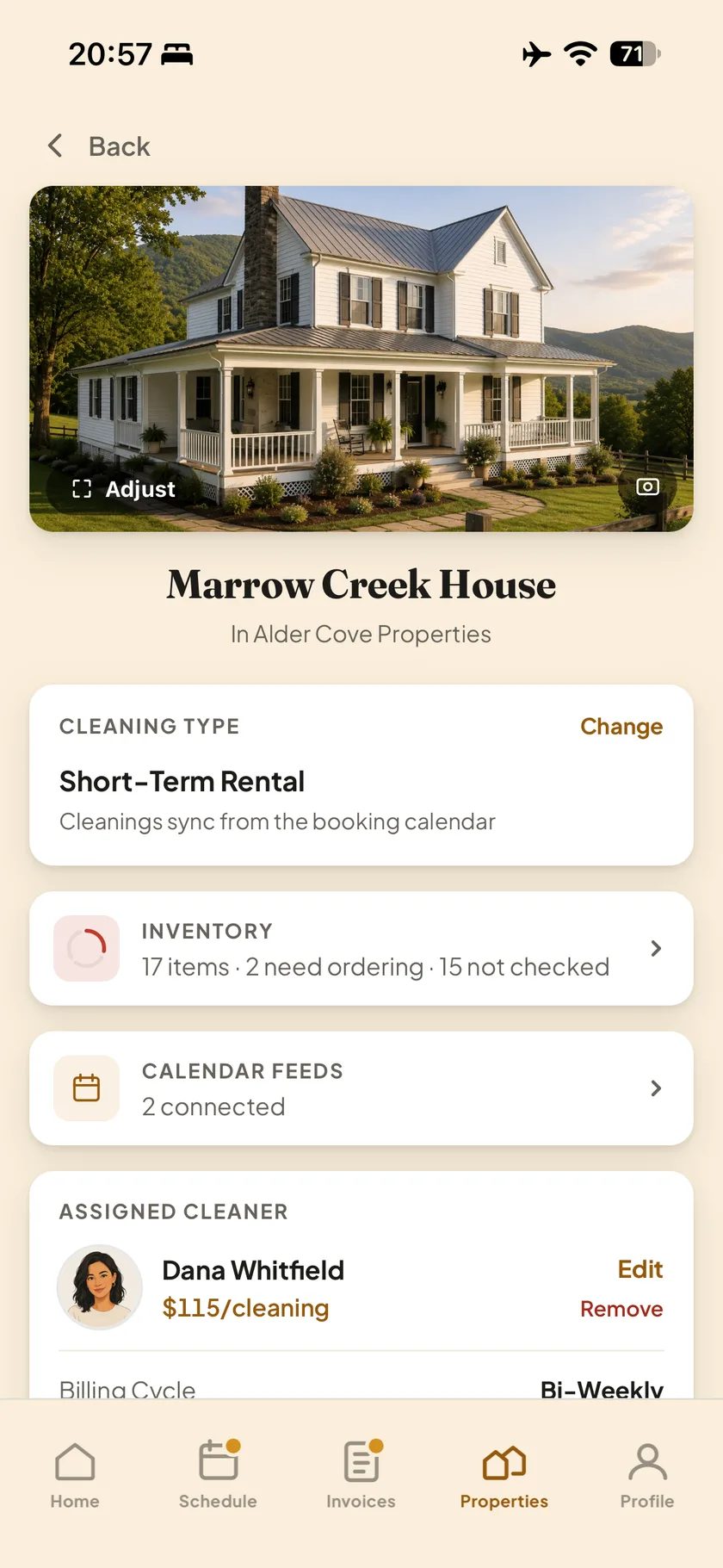 Tap Calendar Feeds.
